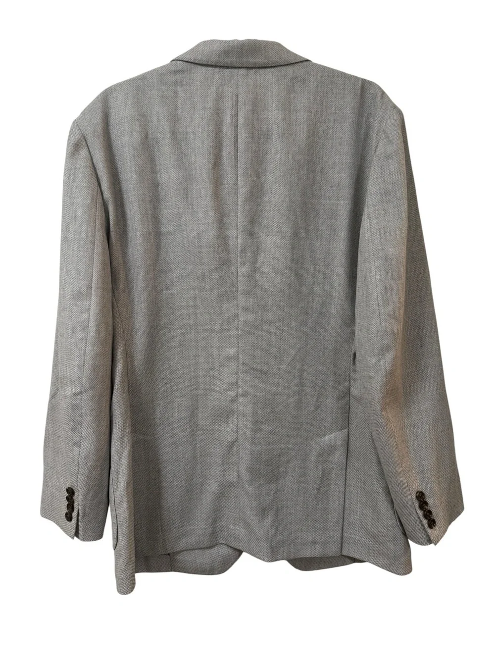 Bonobos VBC 100% wool sport coat blazer gray 44R standard fit Italian heritage